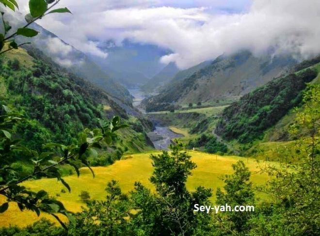 Qaxda qayalıq ərazidən dərəyə yıxılan şəxs xilas edildi 