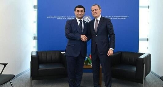 Azərbaycan və Özbəkistan XİN başçılarının görüşü oldu 
