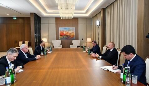 İlham Əliyev Fələstinin XİN başçısını qəbul etdi 