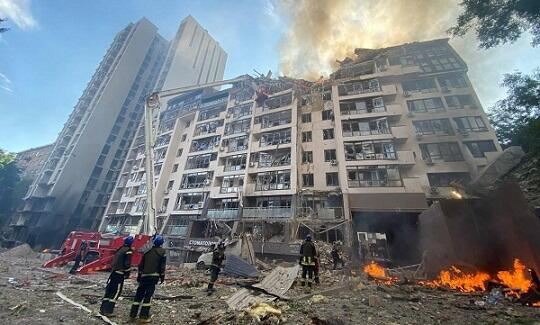 Rusiya ordusu Krivoy Roqu dronlarla vurdu 