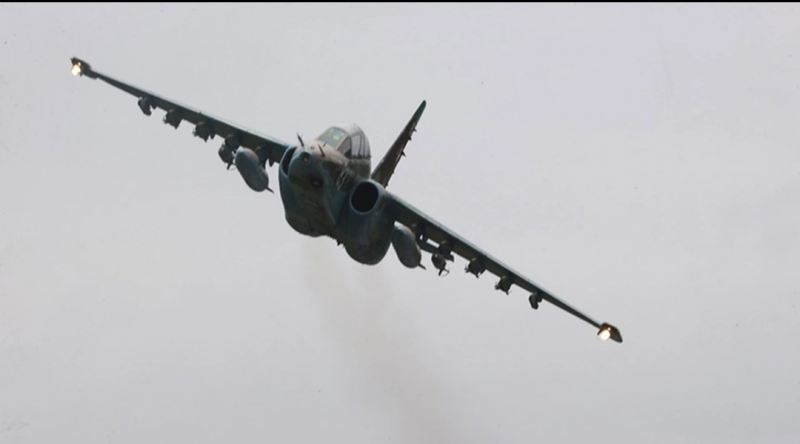 Rusiyada \"Su-25\" tipli döyüş təyyarəsi dənizə düşüb 