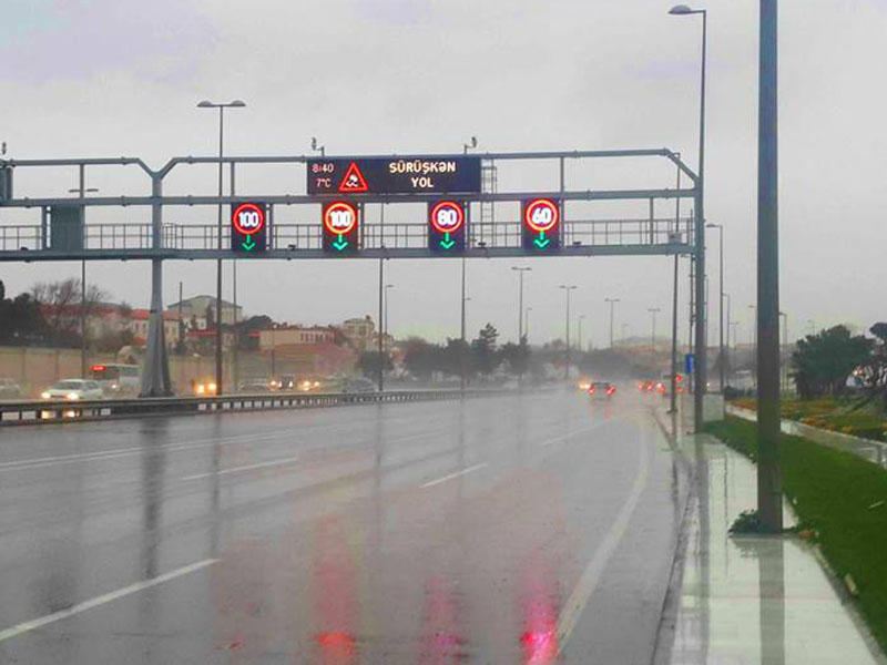 Bu yollarda sürət həddi azaldıldı 