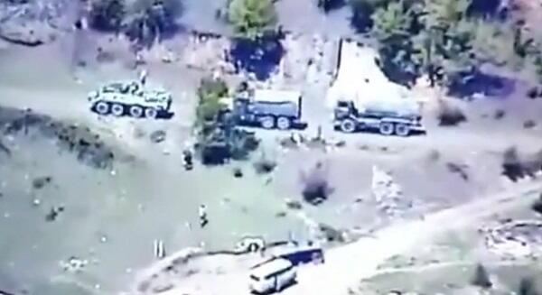 Separatçılar yenə silah daşıyır - Video 