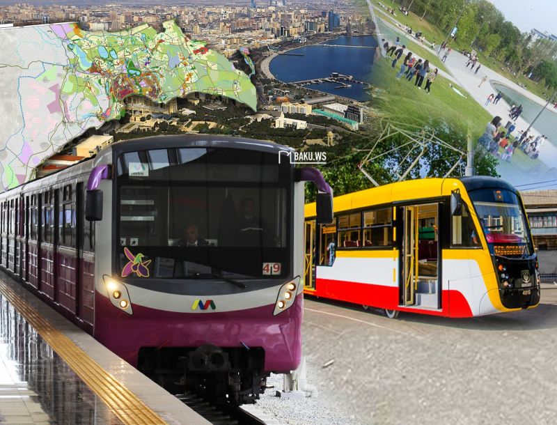 Bakını gözləyən YENİLİK - Tramvay, 51 metrostansiya, parklar, göydələnlər... - VİDEO