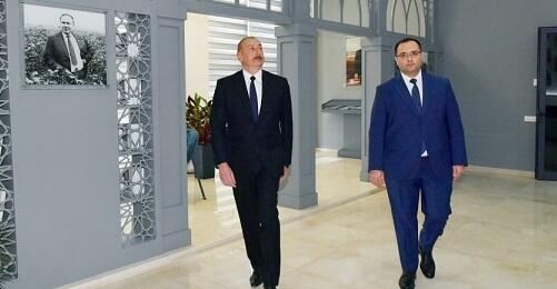 İlham Əliyev bu nazirliyin yeni binasının açılışında... - Foto 