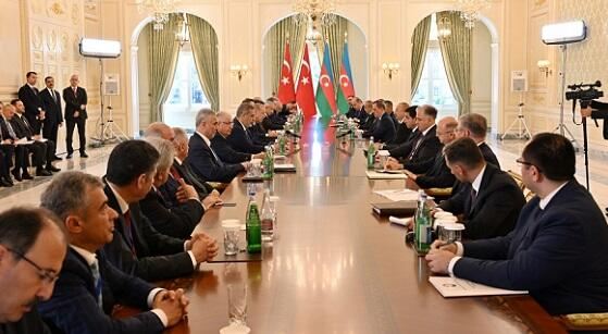 Əliyevlə Ərdoğanın geniş tərkibdə görüşü keçirildi 