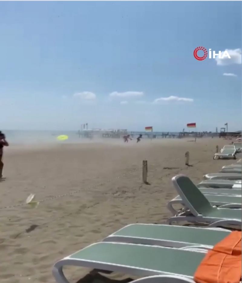 Antalyada tornado istirahət edənlərə çətin anlar yaşatdı 