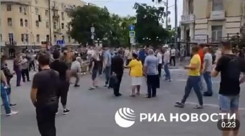Rostovda əhali arasında dava - Video 