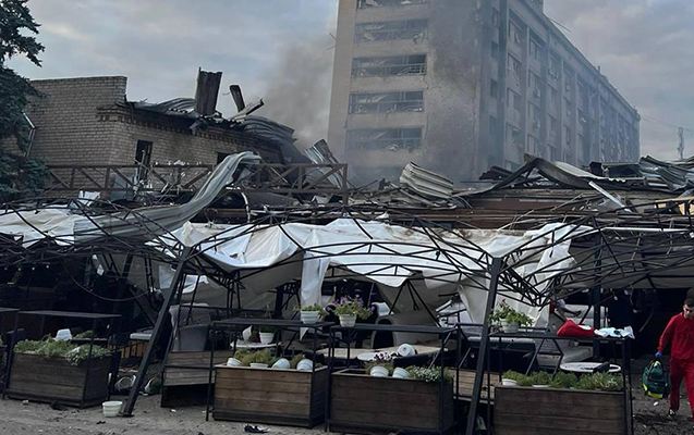 Rusiya Ukraynaya raket zərbəsi endirib - Ölənlər var