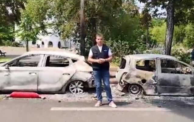 Azərbaycanlı jurnalistlərə Fransada hücum oldu - Video 