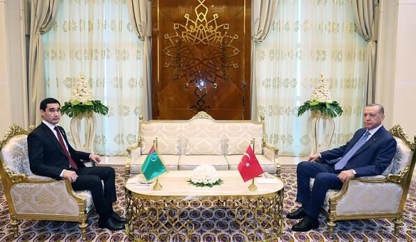 Ərdoğan Berdiməhəmmədovla danışdı 