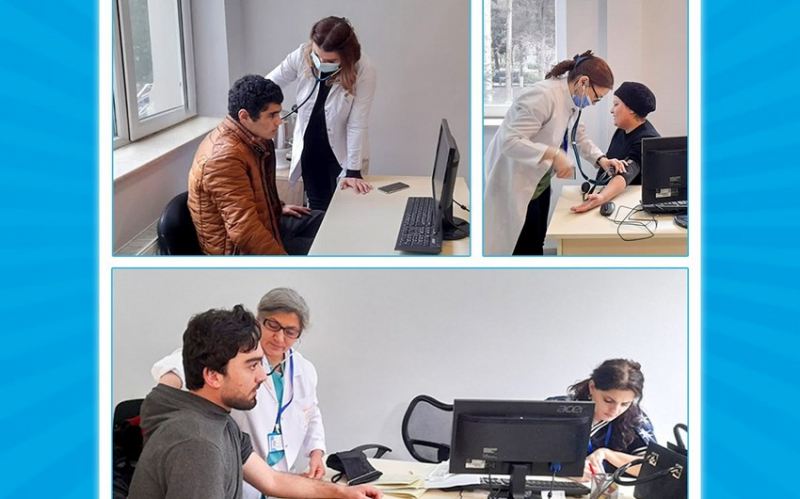 Ağalı kəndinə növbəti mərhələdə köçürülən ailələr müayinə edilib 
