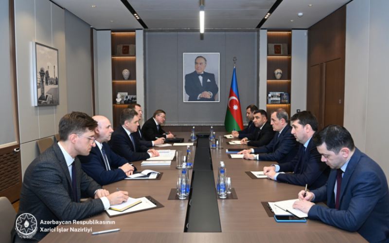 Ceyhun Bayramov Belarus Baş nazirinin müavini ilə görüşüb 