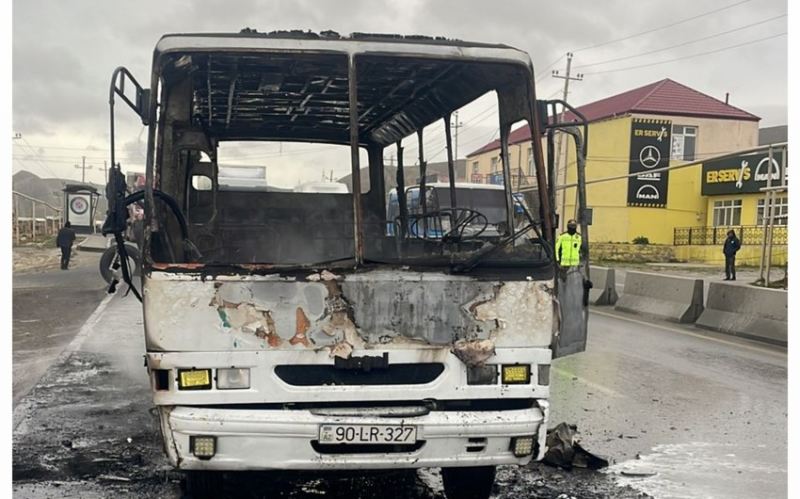 Bakıda alışıb yanan avtobusda sərnişin olub? - RƏSMİ AÇIQLAMA - VİDEO - YENİLƏNİB