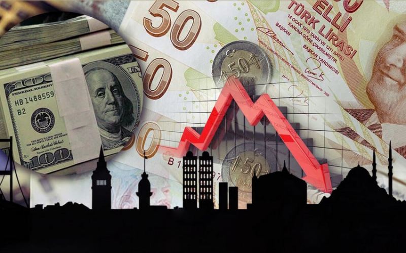 Türk lirəsi dollar qarşısında rekord dərəcədə ucuzlaşıb 