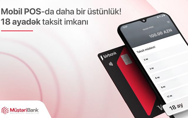 Kapital Bank-ın Mobil-POS xidmətinə yeni taksit funksiyası əlavə olundu 