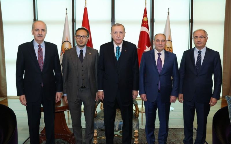 Ərdoğan YAP nümayəndə heyətini qəbul edib 