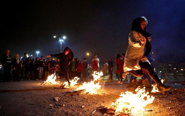 İranda Novruz çərşənbələrində 19 nəfər ölüb 