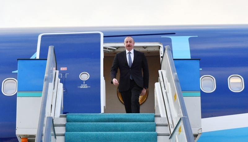 İlham Əliyev Türkiyəyə gedib - FOTOLAR
