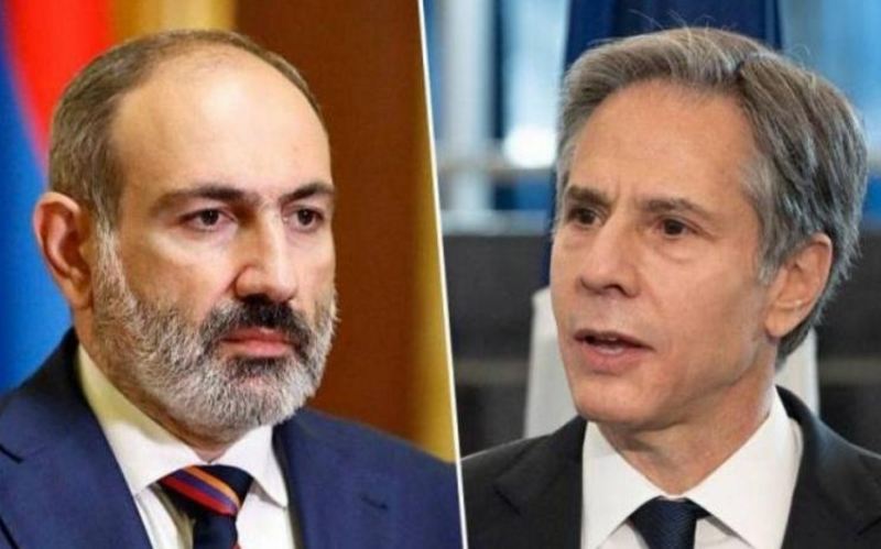 Blinken Paşinyanla regionda kommunikasiya xətlərinin açılmasını müzakirə edib 