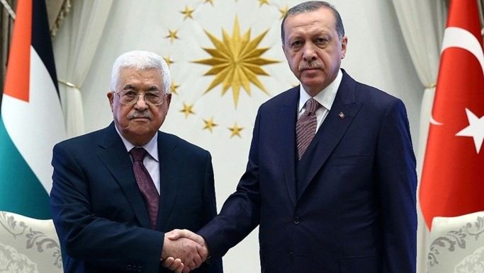 Ərdoğan Fələstin prezidenti Mahmud Abbasla görüşdü 