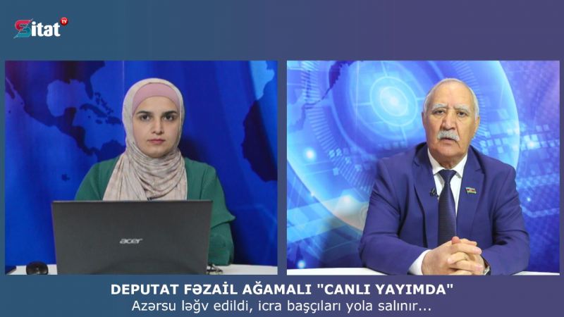 Fəzail Ağamalı \"Canlı yayımda\": Ermənistanla sərhəddə nəzarət-buraxılış məntəqəsi...