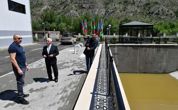 Prezident \"Sarıqışlaq\" SES-də aparılan işlərlə tanış oldu 
