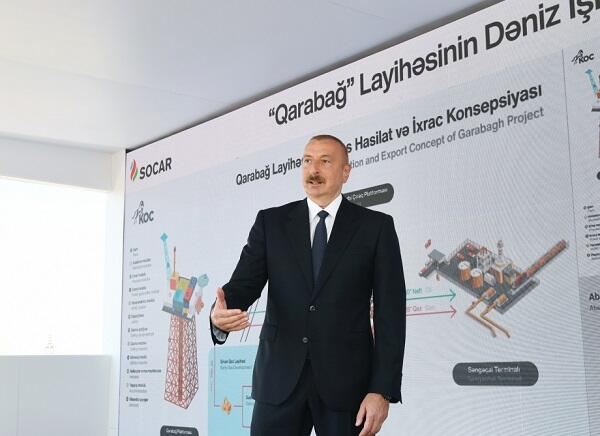 Prezident Hadrut yolunun açılışını etdi 