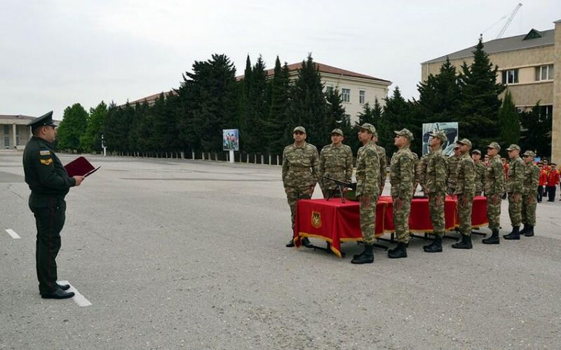 Ordumuzda andiçmə mərasimləri keçirildi 
