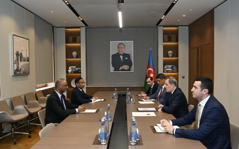 Ceyhun Bayramov Hindistanın yeni səfiri ilə görüşdü - FOTO 