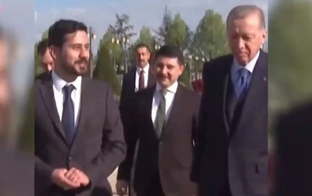 Bu dəfə Ərdoğanı elə öz qarşısında təqlid etdi - Video 
