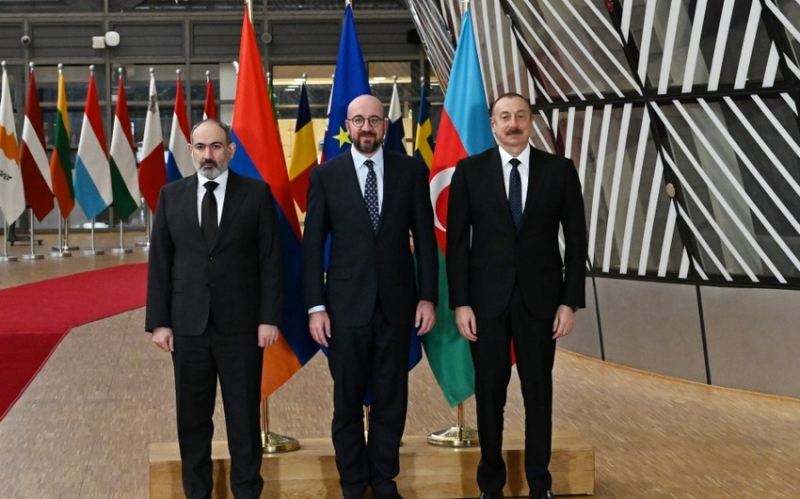 Brüsseldə İlham Əliyev, Şarl Mişel və Nikol Paşinyan arasında görüş başlayıb 