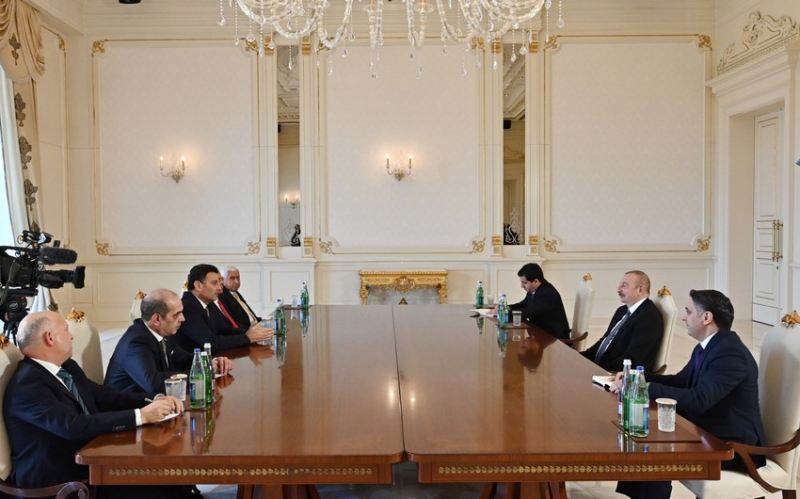 Prezident İlham Əliyev İordaniya parlamentinin Nümayəndələr Palatasının sədrini qəbul edib 