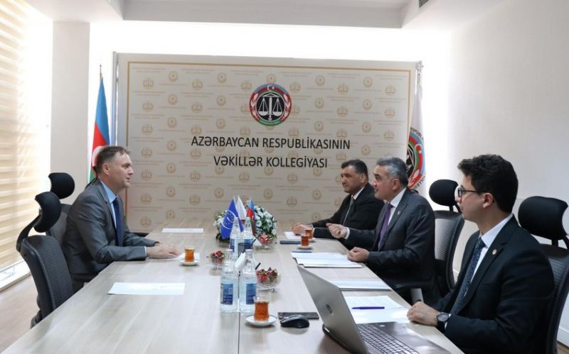 Vəkillər Kollegiyasında Avropa Şurasının rəhbərliyi ilə görüş keçirilib 