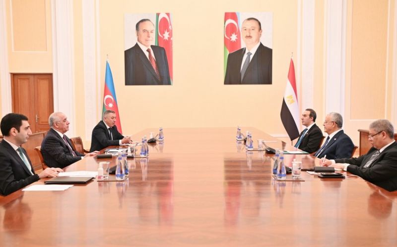 Əli Əsədov Misir parlamentinin Nümayəndələr Palatasının sədri ilə görüşüb 