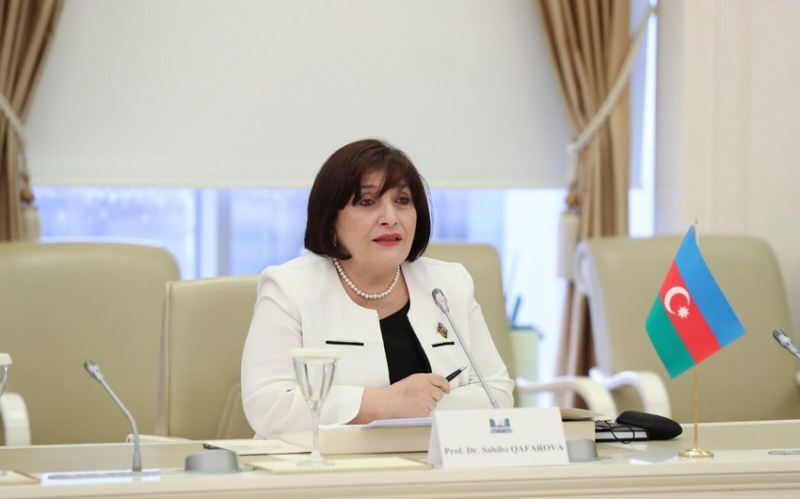 Sahibə Qafarova Macarıstan Milli Assambleyasının sədr müavini ilə görüşüb 