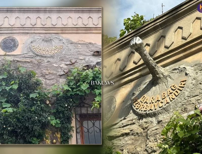 Tənqidlərə səbəb olan \"Dəmir yumruq\" abidəsi SÖKÜLDÜ - FOTO