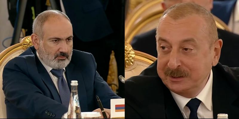 Moskva görüşündə Paşinyan Laçın postundan şikayətləndi: Əliyev ona yerini göstərdi - VİDEO