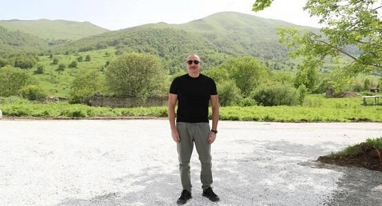 İlham Əliyev Laçına səfər etdi - Foto 