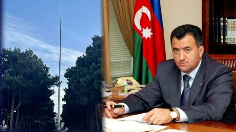 Abşeron icra başçısı \"28 may\" günü bayraq asmağı unudub - FOTO