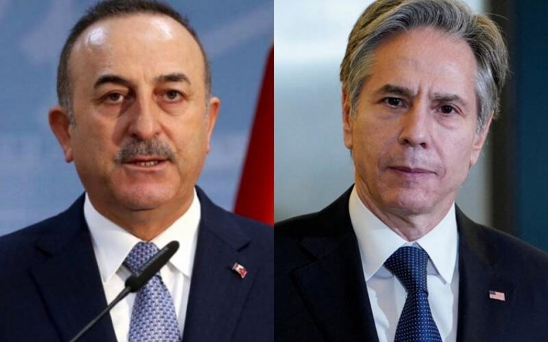 Çavuşoğlu və Blinken İsveçin NATO-ya daxil olmasını müzakirə edib 