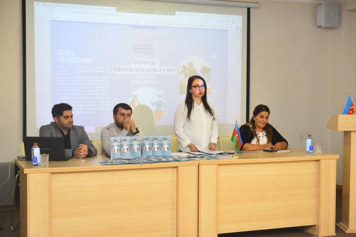 \"Günəşi birgə salamlayaq\" layihəsinin təqdimatı keçirilib - FOTO 