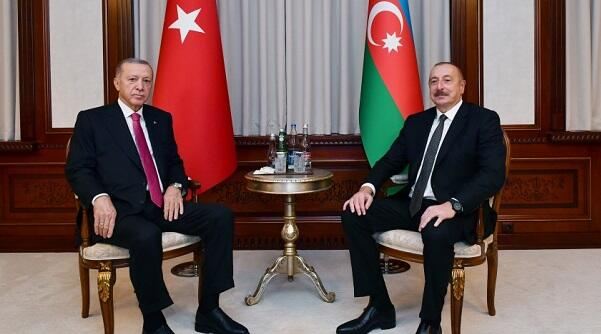 İlham Əliyevlə Ərdoğan görüşdü 