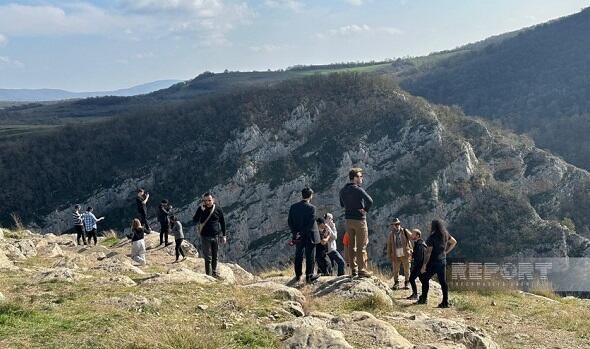 Beynəlxalq səyyahlar Cıdır düzündə - Foto 