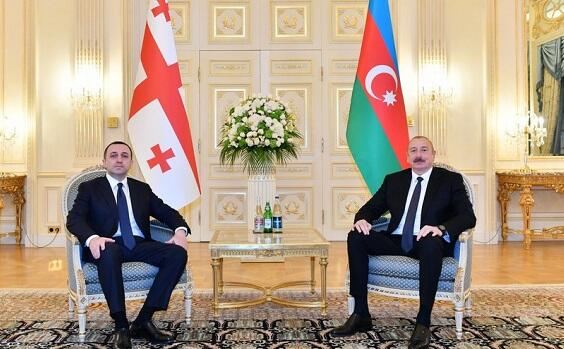 İlham Əliyev Gürcüstanın baş naziri ilə görüşdü 