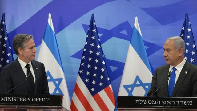 ABŞ dövlət katibi Blinken İsrailin baş naziri Netanyahu ilə görüşüb 
