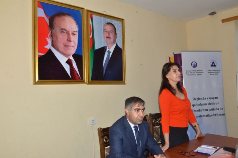 Kürdəmirdə qadınların elektron xidmətlərlə bağlı maarifləndirilməsini layihəsi baş tutub 