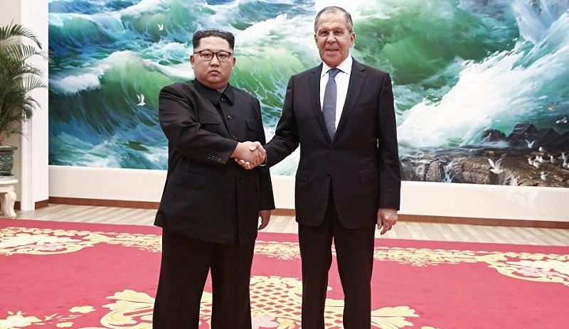 Lavrov Kim Çen İnlə görüşdü 