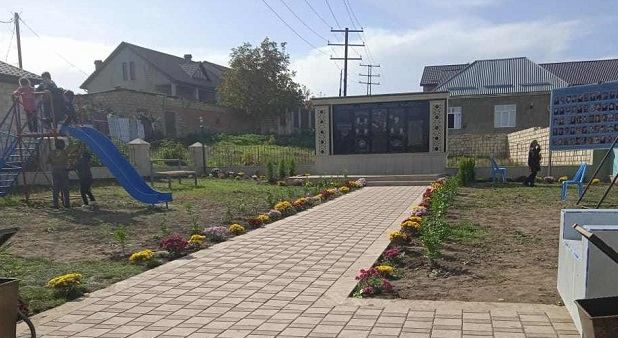 Şəhid anası oğlunun adına park saldı - Foto 