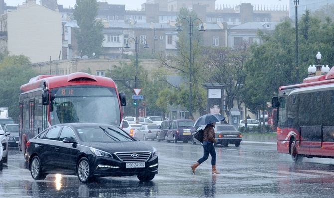Sabah Bakıda və rayonlarda leysan olacaq - PROQNOZ 